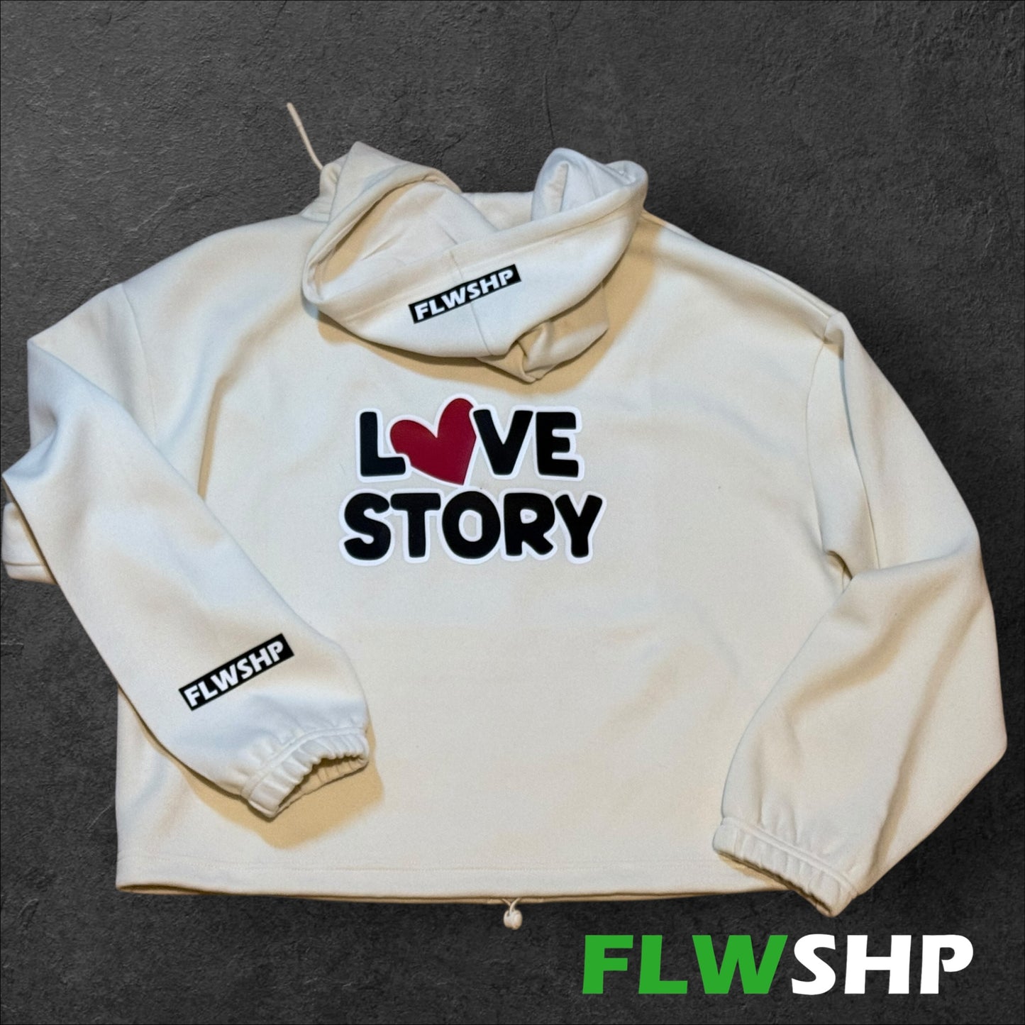 Love Story - Crop Top Hoodie