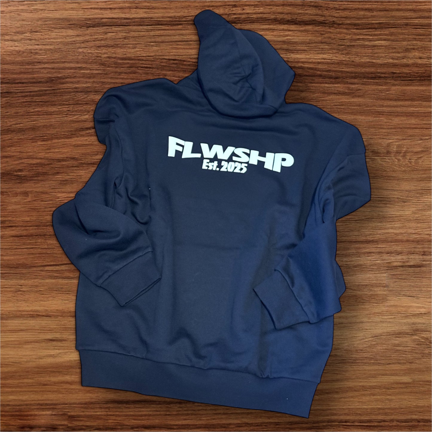 FLWSHP - Est 2025 Hoodie Black