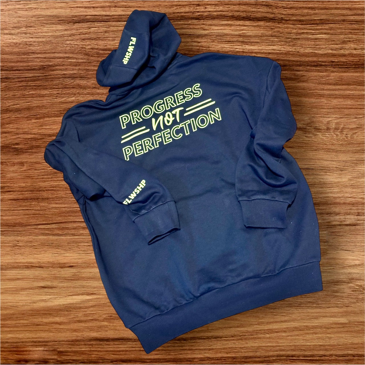 Drip Logo - Progress Not Perfection Hoodie