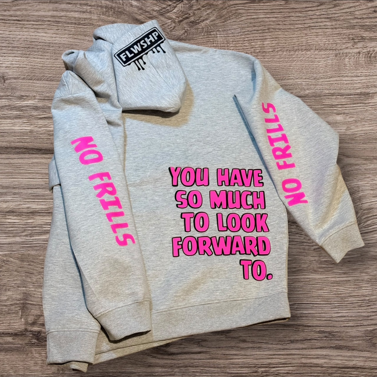Drip Logo  - Premium Hoodie + Custom back 320GSM