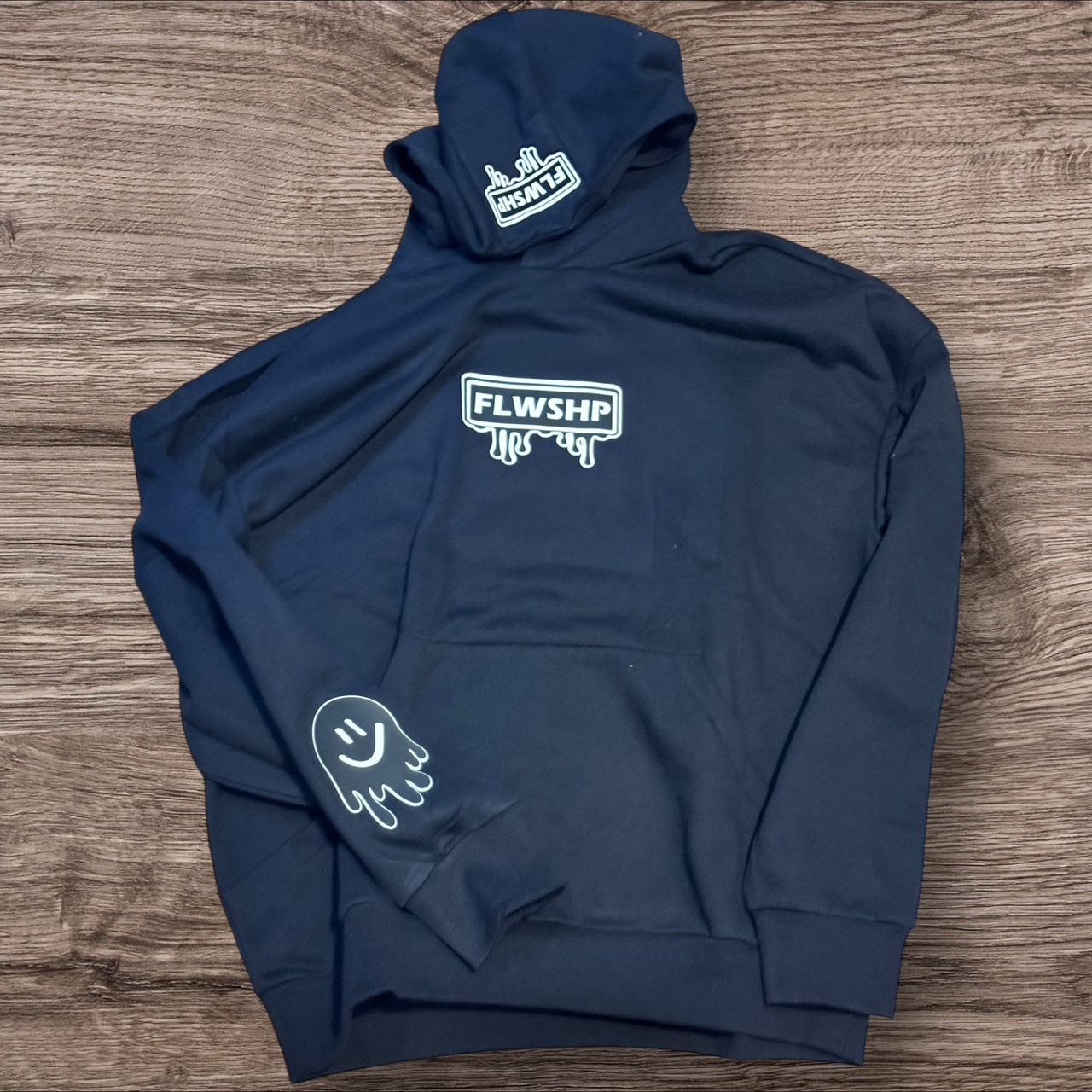 Drip Logo  - Premium Hoodie + Custom back 320GSM