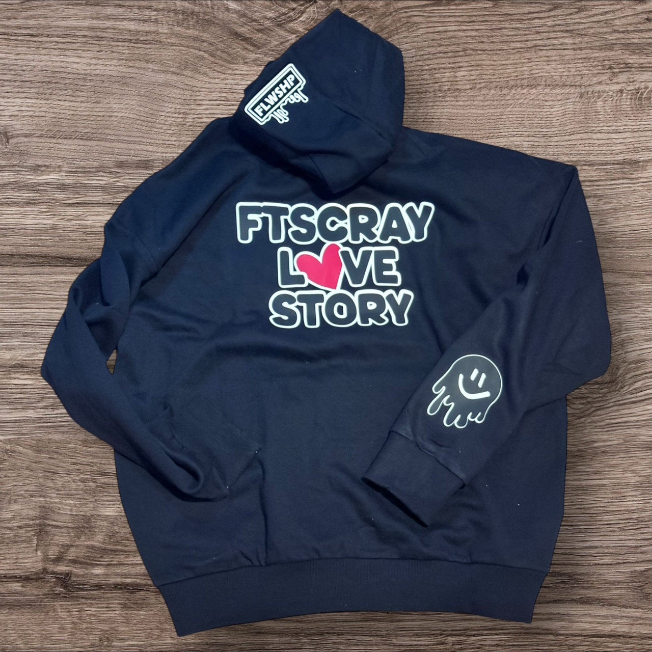 Drip Logo  - Premium Hoodie + Custom back 320GSM