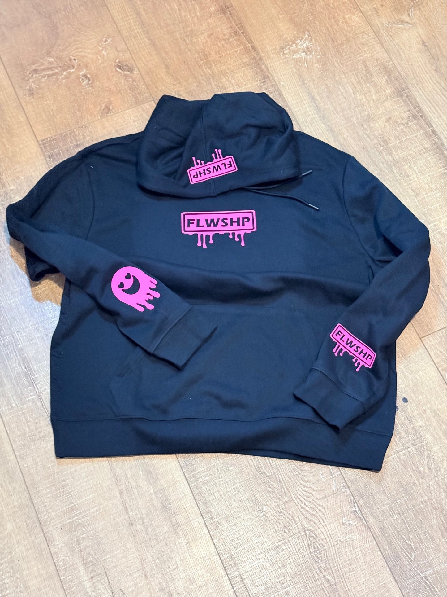 Drip Logo  - Premium Hoodie + Custom back 320GSM