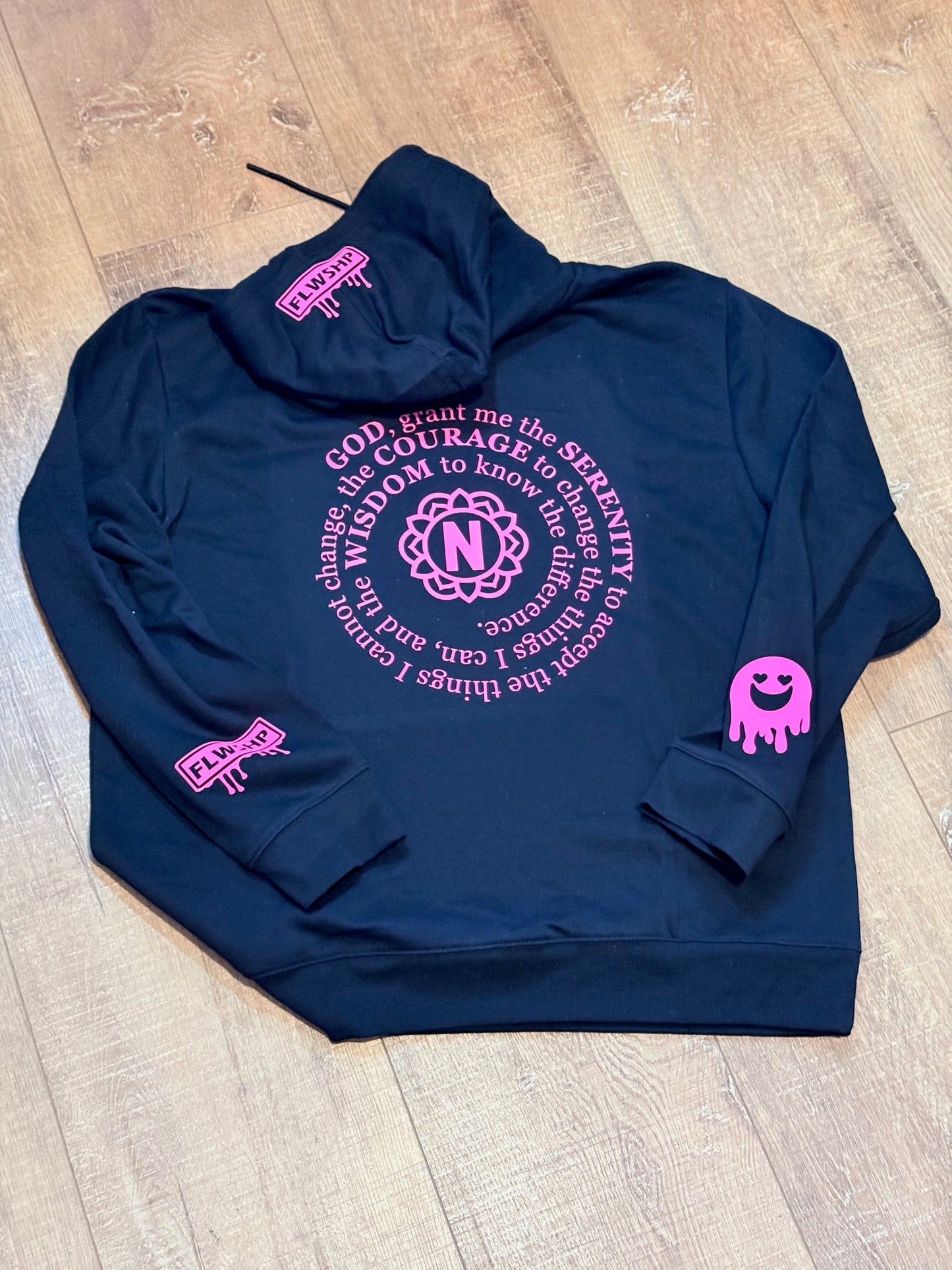 Drip Logo  - Premium Hoodie + Custom back 320GSM