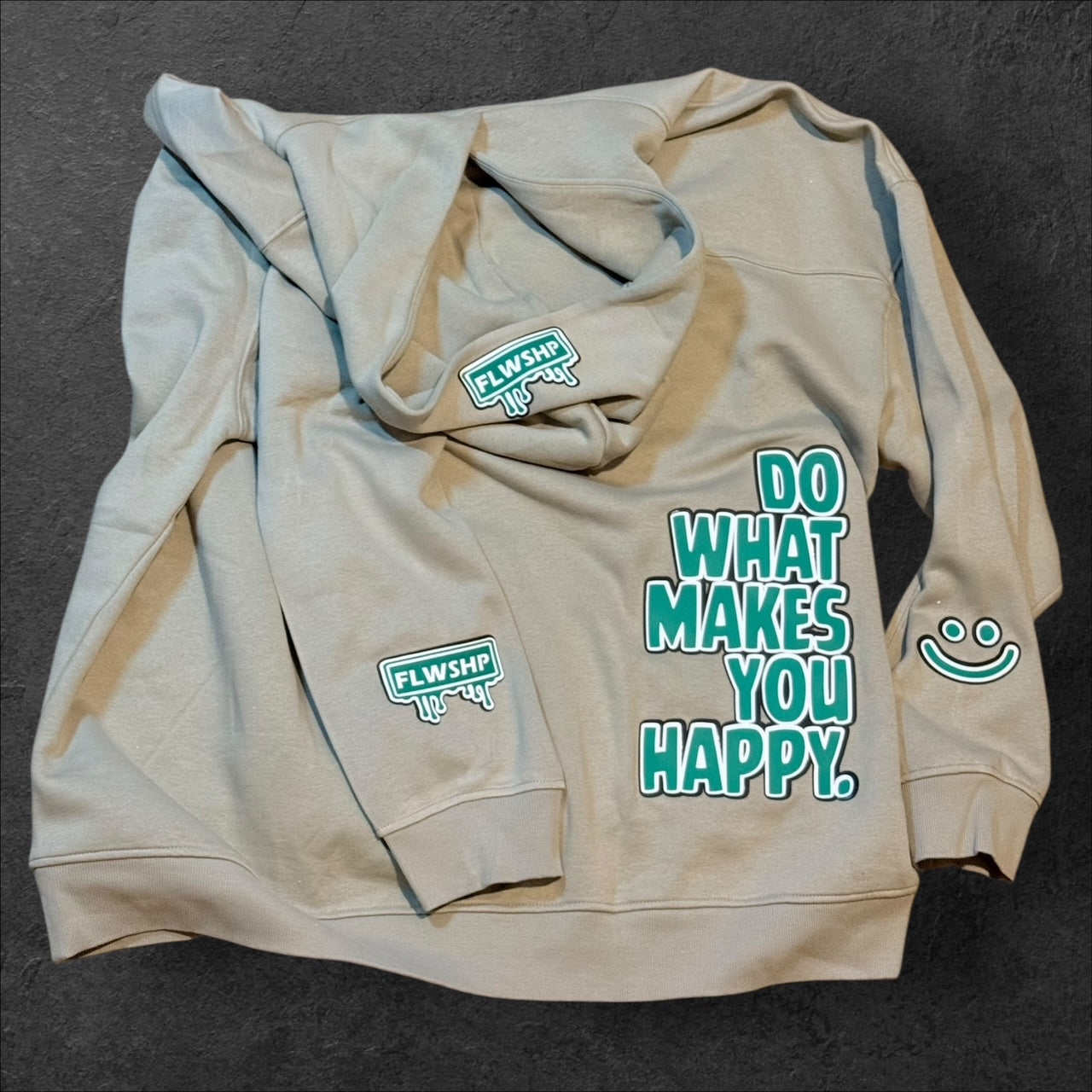 Drip Logo  - Premium Hoodie + Custom back 320GSM